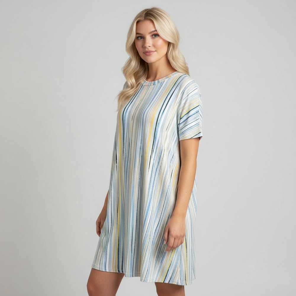 BCBGENERATION | Casual Short Sleeve T Shirt Shift Dress